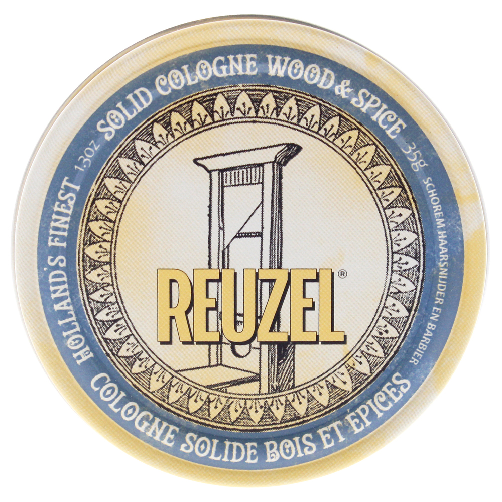 Solid Cologne Wood and Spice by Reuzel for Men - 1.3 oz After Shave Balm